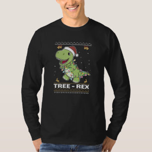 Tree-Rex Funny Dinosaur Pun T-Rex T-Shirt