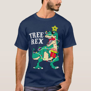 Tree Rex Funny T Rex Christmas Tree Dinosaur Lover T-Shirt