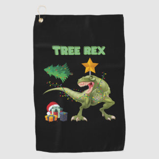 Tree rex golf towel