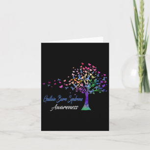 Tree Ribbon Guillain Byrre Syndrome Awareness Card