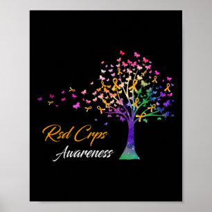 Tree Ribbon Rsd Crps Awareness Poster