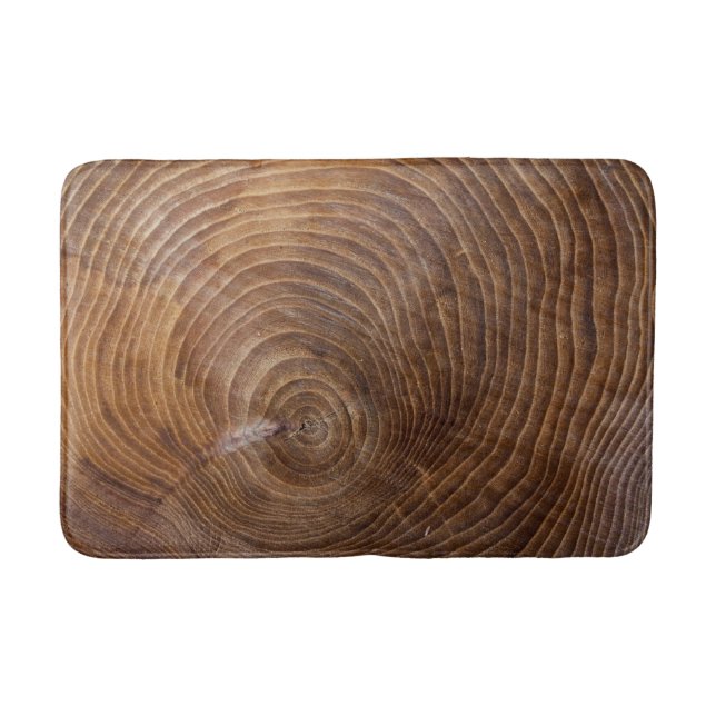 Tree rings bath mat (Front)