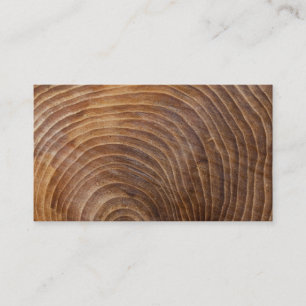 Tree rings business card