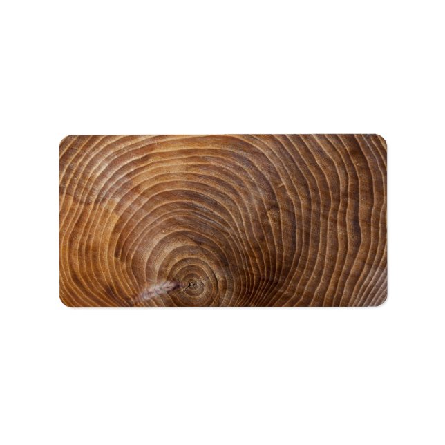 Tree rings label (Front)