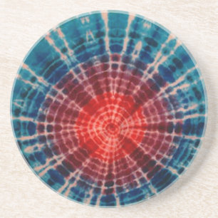 Tree Rings Tie Dye PhatDyes Coaster