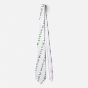 Tree ~ Roots of Life Colourful Scroll Trees Tie