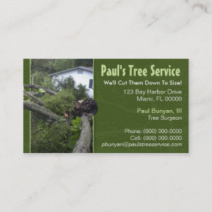 Tree Service Business Card