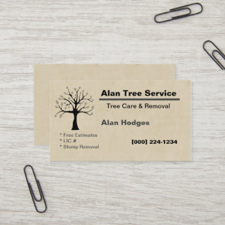 Tree Service Business Card