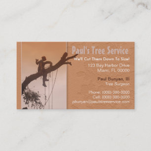 Tree Service Business Card