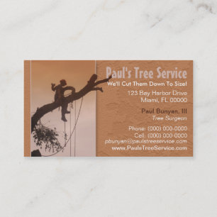 Tree Service Business Card