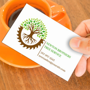 Tree Service Business Card Template