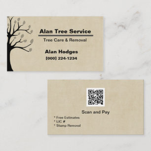 Tree Service Company Business Card