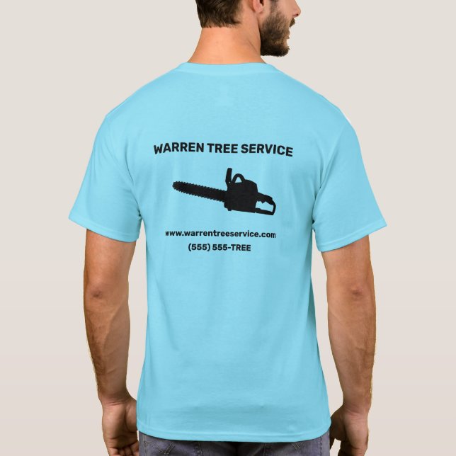 Tree Service Company T-Shirt (Back)