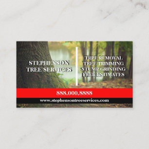 Tree Services and Brick and Stone Work Business Card