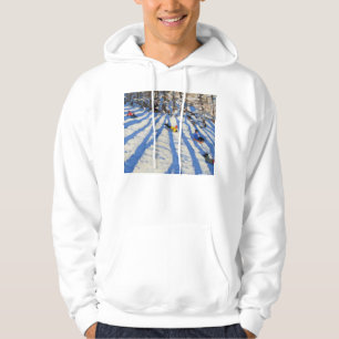 Tree shadows Morzine Hoodie