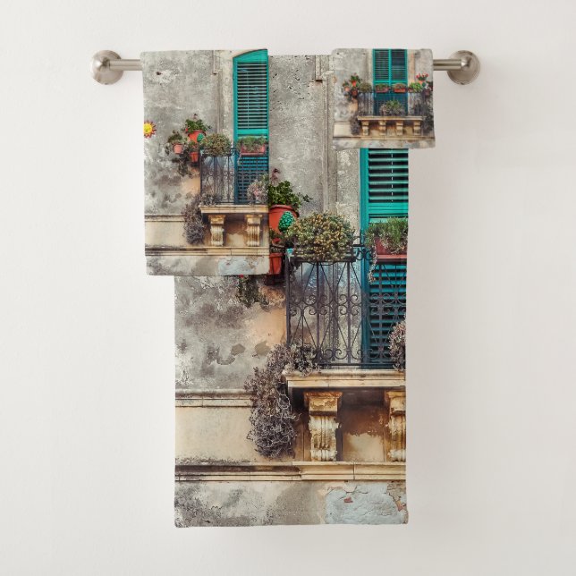 Tree shower curtain bath towel set (Insitu)