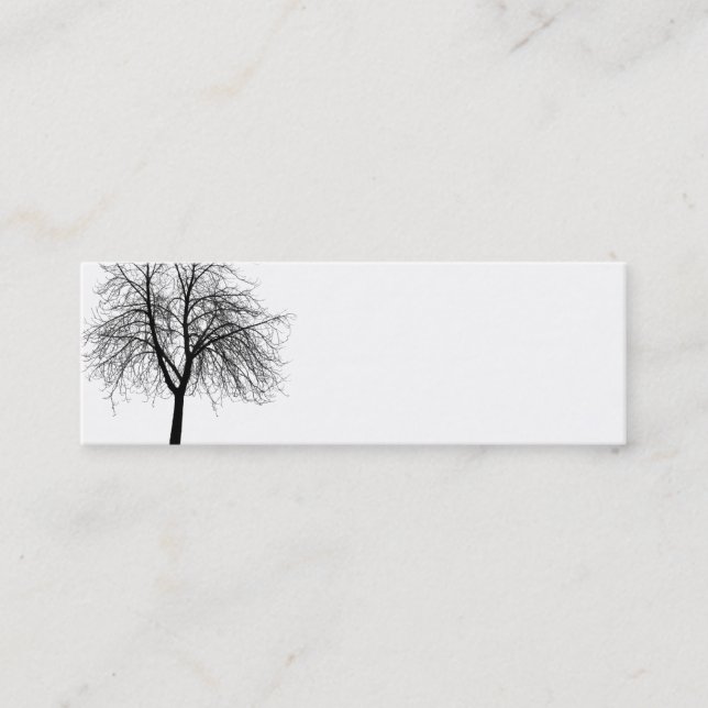 Tree Silhouette Business Card (Front)
