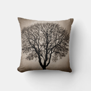 Tree Silhouette Design 205 Cushion