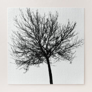 Tree Silhouette Jigsaw Puzzle