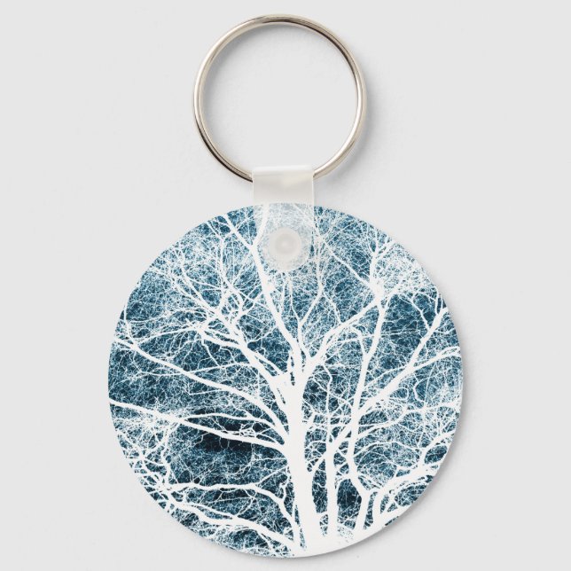 Tree silhouette key ring (Front)