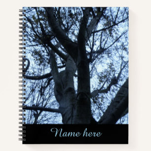 Tree Silhouette Photograph Notebook