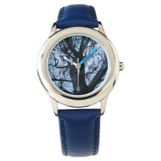 Tree Silhouette Photograph Watch (Front)