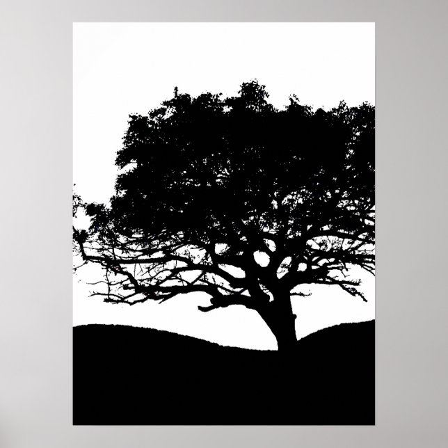 Tree Silhouette Poster (Front)