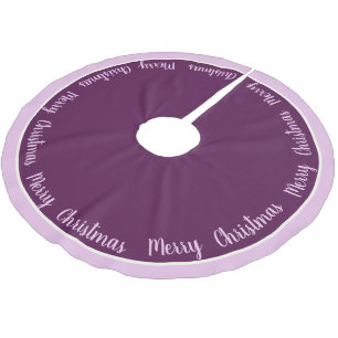 Tree Skirt-Merry Christmas Brushed Polyester Tree Skirt