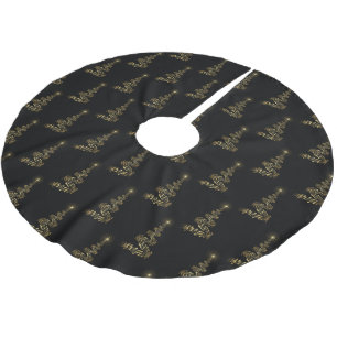 Tree Skirt-Music Notes Tree Brushed Polyester Tree Skirt