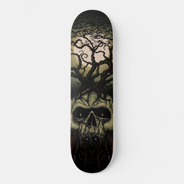 Tree Skull Skateboard (Front)