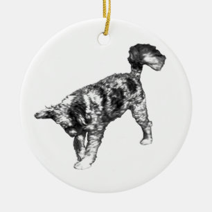 Tree Sparkles With Playful Motion Ceramic Tree Decoration