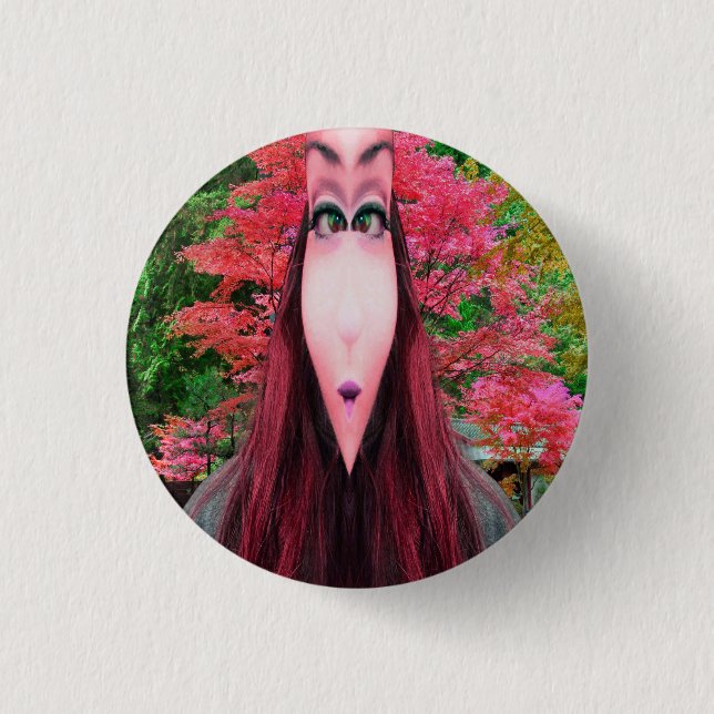 Tree Spirit 3 Cm Round Badge (Front)
