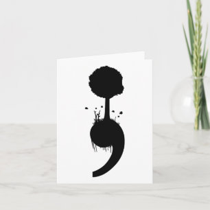 Tree Suicide Depression Prevention  Card