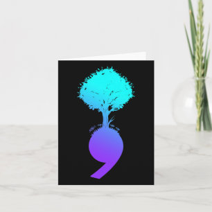 Tree Suicide Prevention Awareness Card