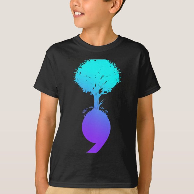 Tree Suicide Prevention Awareness  T-Shirt (Front)