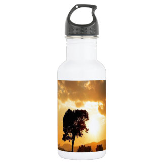 Tree Sunset 532 Ml Water Bottle