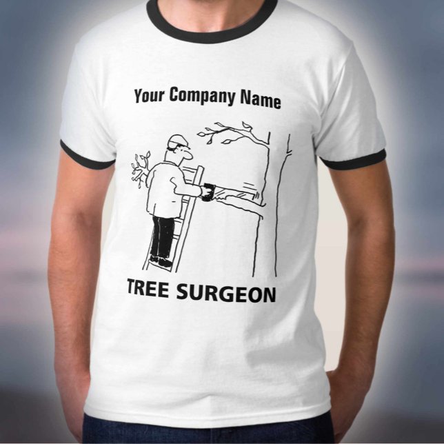 Tree Surgeon Arboreal Services Cartoon T-Shirt (Creator Uploaded)