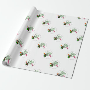 Tree Surgeon Arborist at work present Chainsaw Wrapping Paper