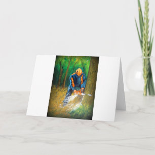 Tree Surgeon Arborist christmas present Birthday Holiday Card