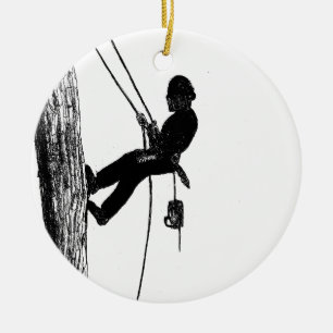 Tree Surgeon Arborist christmas present gift Ceramic Tree Decoration