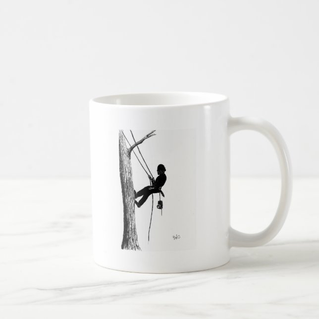 Tree Surgeon Arborist christmas present gift Coffee Mug (Right)