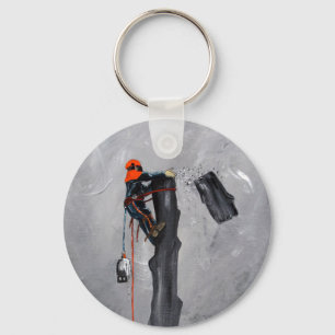 Tree Surgeon Arborist Key Ring
