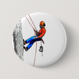Tree Surgeon Arborist Stihl 6 Cm Round Badge