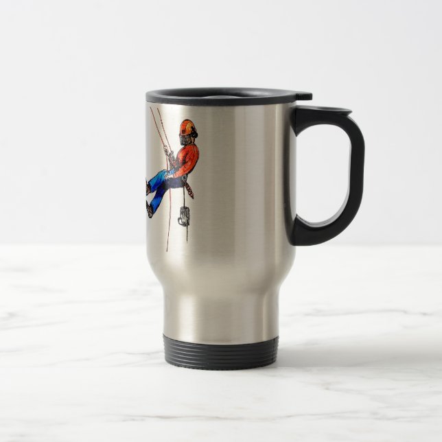 Tree Surgeon Arborist Travel Mug (Right)
