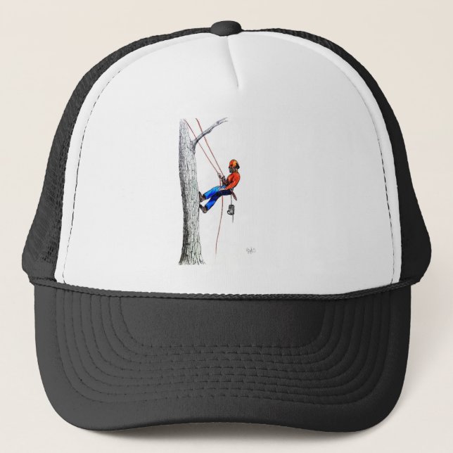 Tree Surgeon Arborist Trucker Hat (Front)
