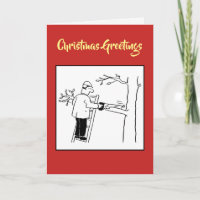 Tree Surgeon Christmas Card