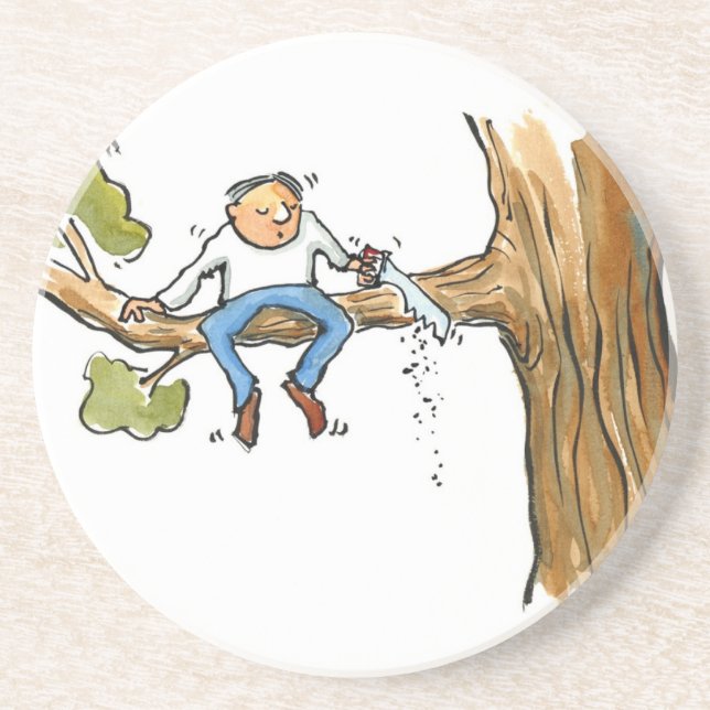 Tree surgeon coaster (Front)