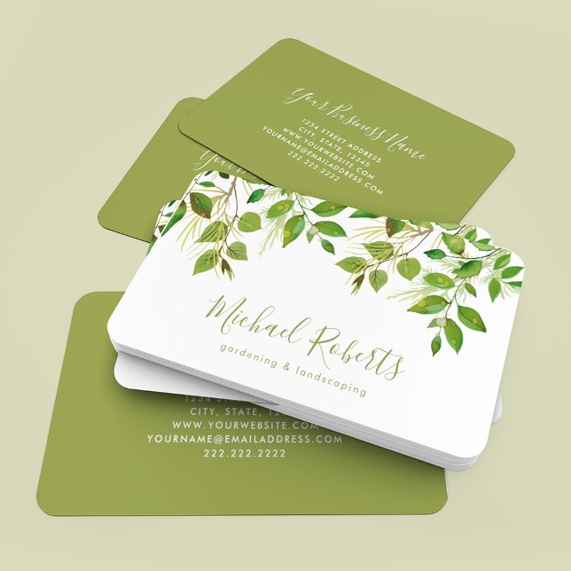 Tree Surgeon | Gardening & Landscaping Business Card (Creator Uploaded)