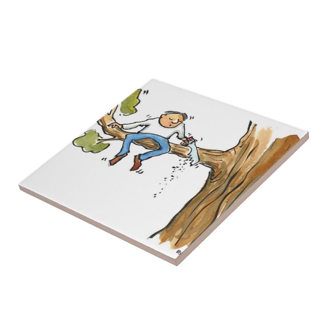 Tree surgeon tile (Side)