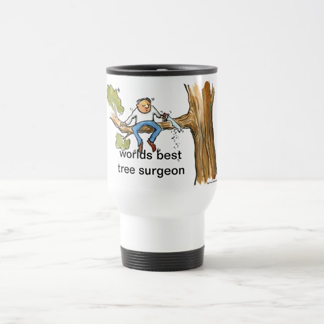 tree surgeon travel mug (Center)